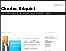 Tablet Screenshot of charlesedquist.com